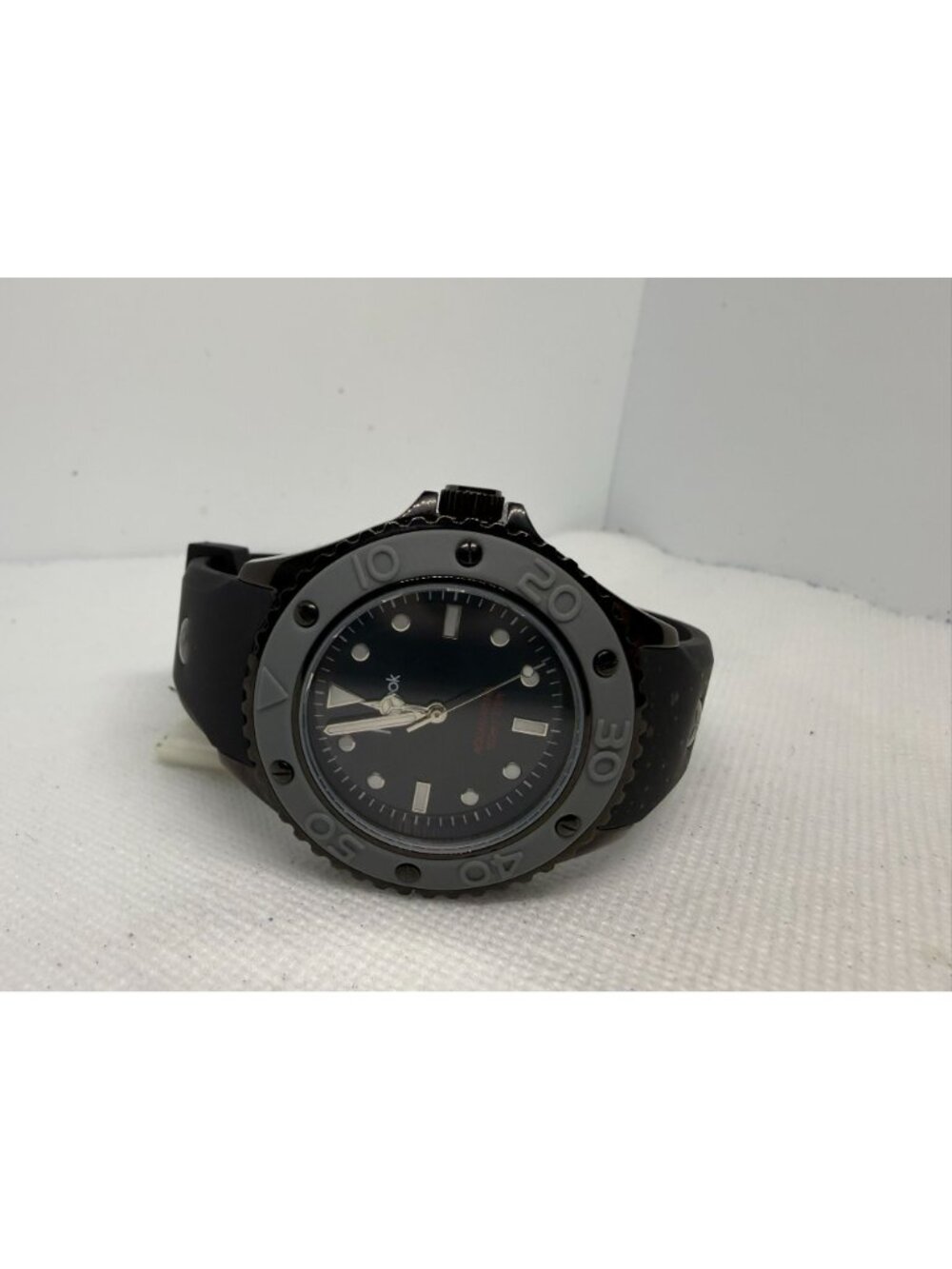 Freelook Aquamarina Mens Black Grey Diver Sport 41mm 100M Watch HA9035B/3 - Picture 9 of 11